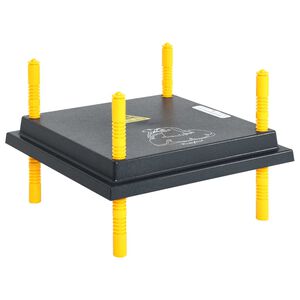 vidaXL Placa aquecimento p/ pintos e patinhos c/ regulador temperatura