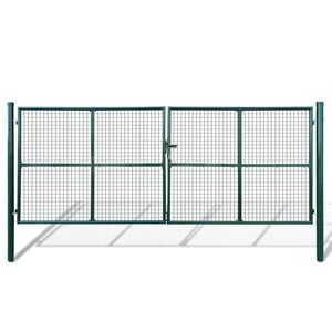 vidaXL Port&atilde;o de jardim em tela 400x150 cm