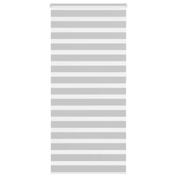 vidaXL Cortina de zebra 115x230 cm largura do tecido 110,9cm poli&eacute;ster