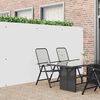 vidaXL Cerca de jardim dupla face branco 1,8x3 m PVC