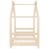 vidaXL Estrutura de cama infantil 70x140 cm madeira de pinho maciça