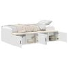 vidaXL Estrutura da Cama Branco 90 x 190 cm Derivados de Madeira