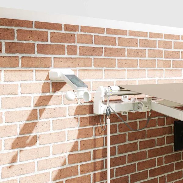 vidaXL Toldo Retr&aacute;til Bege 450 &times; 300 cm Poli&eacute;ster e Metal