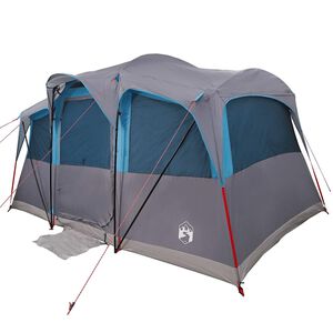 vidaXL Barraca Familiar com telhado Azul e Cinza 435 x 255 x 216 cm
