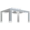 vidaXL Gazebo com cord&otilde;es de luzes LED 3x4 m branco