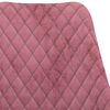 vidaXL 7 pcs conjunto de jantar rosa