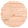vidaXL Tampo de mesa redondo &Oslash;30x2,5 cm madeira de faia maci&ccedil;a