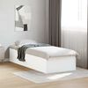 vidaXL Estrutura de cama 75x190 cm derivados de madeira branco