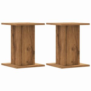 vidaXL Suportes p/ plantas 2 pcs 30x30x40 cm derivados de madeira
