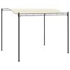 vidaXL Gazebo tecido branco nata
