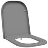 vidaXL Assento de Vaso Sanit&aacute;rio Cinzeto 47,5 x 35 x 3,6 cm Duroplast