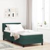 vidaXL Cama Box com colch&atilde;o Verde Escuro 200 x 80 cm Veludo