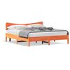 vidaXL Cama sem colch&atilde;o 180x200 cm pinho maci&ccedil;o castanho-mel