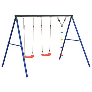vidaXL Conjunto de baloi&ccedil;o p/ exterior com baloi&ccedil;os e corda de discos
