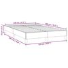 vidaXL Estrutura de cama sem colchão 120x200 cm tecido cinzento-claro