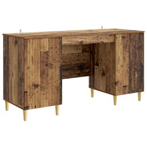 vidaXL Mesa Madeira antiga 142,5 x 50 x 75 cm Derivados de Madeira