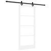 vidaXL Porta Deslizante ORKDAL 86 x 198,5 cm Branco e Preto