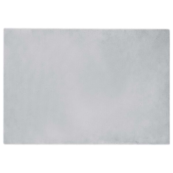 vidaXL Tapete de Pelo Sint&eacute;tico de Coelho Olite Cinzeto 140 x 200 cm