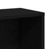 vidaXL Gabinete de Livros Carvalho Preto 155 x 24 x 160 cm