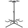 vidaXL Suporte para guitarra a&ccedil;o preto