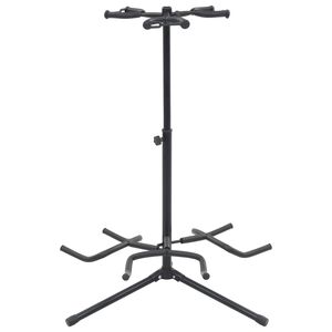 vidaXL Suporte para guitarra a&ccedil;o preto