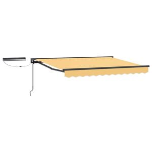 vidaXL Toldo Retr&aacute;til El&eacute;trico Areia 2,5 x 2 m