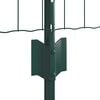 vidaXL Cerca com Poste Verde 0,8 x 10 m Aço
