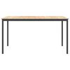 vidaXL Mesa de bar Natural 110 x 55 x 105 cm