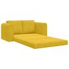 vidaXL Sof&aacute;-Cama 60cm Amarelo Veludo