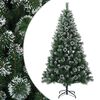 vidaXL &Aacute;rvore de Natal Artificial 120 cm PVC e Metal Verde