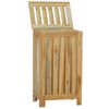 vidaXL Cesto de roupa 35x25x60 cm madeira de teca maci&ccedil;a