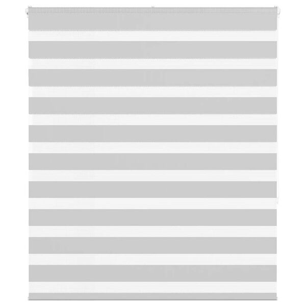 vidaXL Cortina de zebra 130x150 cm largura do tecido 125,9cm poli&eacute;ster