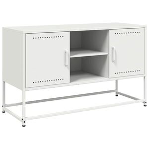 vidaXL M&oacute;vel de TV 100,5x39x60,5 cm a&ccedil;o branco