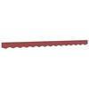 vidaXL Tecido de substitui&ccedil;&atilde;o para sanefa de toldo 330x20 cm riscas bord&ocirc;