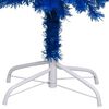vidaXL &Aacute;rvore Natal artificial pr&eacute;-iluminada c/ bolas 180cm PVC azul
