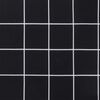 vidaXL Almofad&atilde;o para sof&aacute; de paletes 80x40x12 cm tecido xadrez preto
