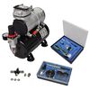 vidaXL Conjunto de compressor de ar com 2 aer&oacute;grafos