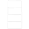 vidaXL Porta deslizante em vidro ESG e alum&iacute;nio 102,5x205 cm branco