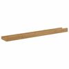 vidaXL Prateleira de Parede 4 pcs Castanho 60 x 9 x 3 cm