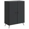vidaXL Buffet Preto 66 x 34,5 x 90 cm Derivados de Madeira