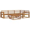 vidaXL Conjunto de Sof&aacute;s para Exterior 5 pcs Natural