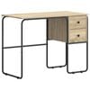 vidaXL Mesa com Armazenamento Carvalho Sonoma 100 x 50 x 75 cm