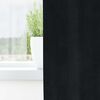 vidaXL Cortinas opacas 2 pcs Preto 140 x 140 cm Veludo
