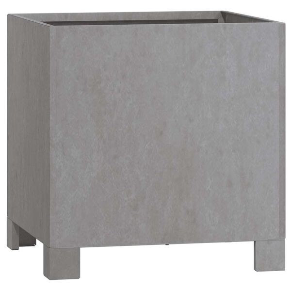 vidaXL Vasos/floreiras c/ pernas 2 pcs 30x30x30 a&ccedil;o corten enferrujado