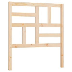vidaXL Cabeceira de cama 81x4x104 cm pinho maci&ccedil;o