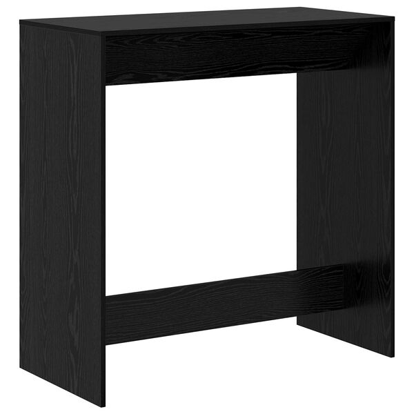 vidaXL Mesa de bar Carvalho Preto 102 x 50 x 103,5 cm