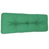 vidaXL Almofad&atilde;o para sof&aacute; de paletes 120x40x12 cm tecido verde
