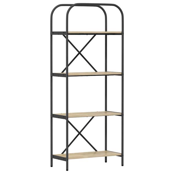 vidaXL Estante Carvalho Sonoma 60 x 30 x 146 cm Madeira processada