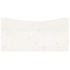 vidaXL Tampo de secretária 100x60x2,5 cm pinho maciço branco