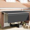 vidaXL Toldo com Cortina Antracite 350 x 200 x 120 cm Tecido e Metal